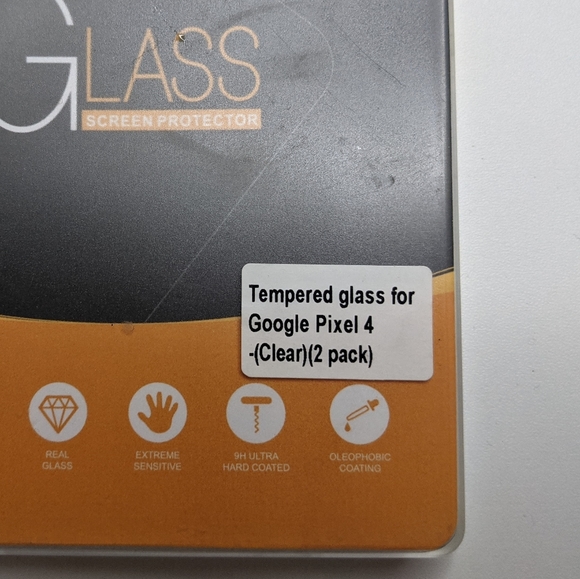 NWT Google Pixel 4 Tempered Glass Screen Protectors 📱✨ - Picture 2 of 4